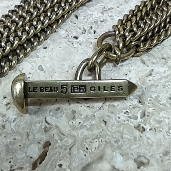 Giles & Brother Layered Toggle Necklace - Picture 7 of 8